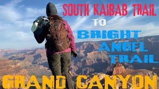 Grand Canyon South Kaibab to Phantom Ranch to Bright Angel Trail 4242021 [upl. by Nnylg]