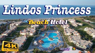 Lindos Princess Beach Resort Lardos Greece  A Luxury Hotel Tour [upl. by Aihseyn]