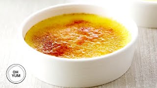 Professional Baker Teaches You How To Make CRÈME BRULEE [upl. by Aisatsan]