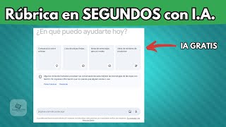 Gemini AI  Crear RÚBRICA en SEGUNDOS y en HOJAS DE CÁLCULO con IA [upl. by Amabel473]