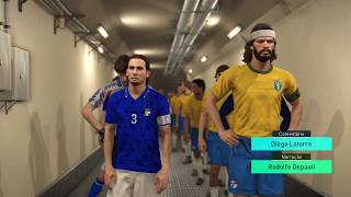 PES 2018  COPA DO MUNDO CLASSICA  SEMI FINAL  BRASIL 1982 x ITALIA LEGENDS [upl. by Redvers52]