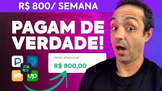 5 SITES PARA GANHAR DINHEIRO 2024  FATURE R800 POR SEMANA SEM SAIR DE CASA [upl. by Siwel971]