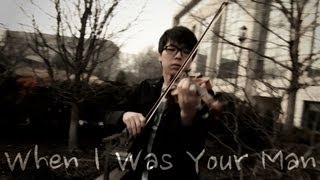 Bruno Mars  When I Was Your Man  Jun Sung Ahn Violin Cover [upl. by Winebaum146]