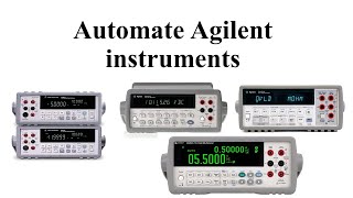 LabView Automation of Agilent Instruments U3400 34401A34410A34450A [upl. by Ennasus584]