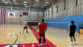 Thavy amp Alvin v Junior amp Prestin 3  09272024  Fresno Badminton [upl. by Fafa433]