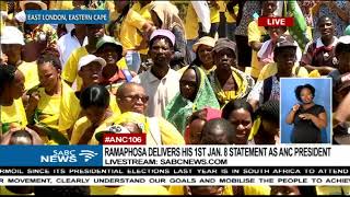 ANC president Cyril Ramaphosa January 8 statement speech [upl. by Aryl626]