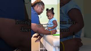 Nurse Listens Intently as Toddler Takes Charge of Own Medical Appointment [upl. by Merell974]