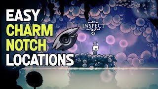 Hollow Knight All Charm Notch Locations Guide [upl. by Analem]