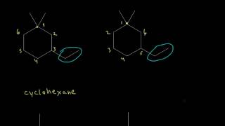 Alkane and cycloalkane nomenclature II  Organic chemistry  Khan Academy [upl. by Blaise]