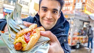 TIPPING Street Food Vendors 1000 in NYC [upl. by Nagiem]