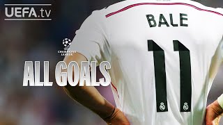 All UCL Goals GARETH BALE [upl. by Enneicul809]