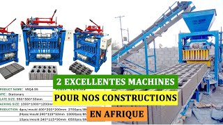 TOP 2 excellentes machines à parpaing pour accélérer nos constructions en Afrique INCROYABLE [upl. by Felicia564]