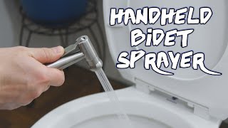 How to Install a Handheld Bidet Sprayer  Quick amp Easy [upl. by Beata]