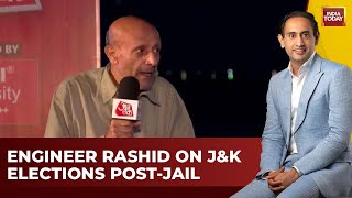 NewsTrack Engineer Rashid Discusses Jammu Kashmir Elections PostJail Release  India Today [upl. by Desdee]