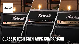 Classic High Gain Amps Comparison  JCM800 JCM900 amp 2555X Silver Jubilee [upl. by Ormsby790]