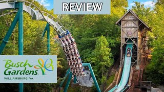 Busch Gardens Williamsburg Review 2024  Williamsburg Virginia [upl. by Elad]