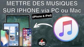 METTRE DES MUSIQUES SUR IPHONE via PC ou Mac iPad [upl. by Ayek]