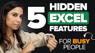 Excel TimeSavers  5 Hidden Features for Busy People [upl. by Ahtael293]