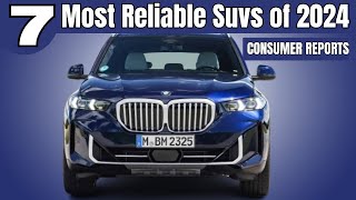 Most Reliable Suvs of 2024 as per consumer reports  SUVs to buy [upl. by Elsinore]