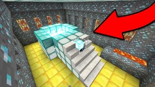 How To Make a New Portal in Minecraft Pocket Edition Portal Trick [upl. by Atirb]