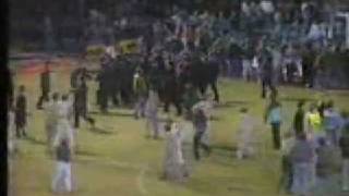 Millwall  Luton fans fight in stadium [upl. by Eserehs]