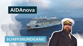 AIDAnova Schiffsrundgang ✅ Der große Rundgang mit Kapitän Boris Becker [upl. by Seitz]