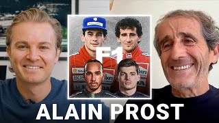 Senna vs Prost – Talking F1 Rivalries with Alain Prost  Nico Rosberg  Podcast 22 [upl. by Ranit]