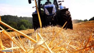 NEW HOLLAND T 7250 PRESST GERSTENSTROH [upl. by Ybhsa]