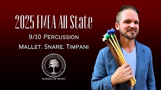 2025 FMEA AllState 910  Percussion [upl. by Nnyllatsyrc]