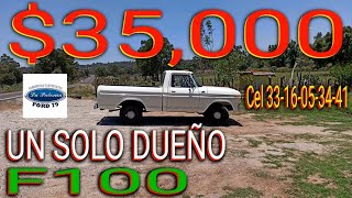 Ford 79 CLASICA Mexicana F100 Custom UN SOLO DUEÑO más Joyas Sobre Ruedas para Locos Por Los Autos [upl. by Dermott]