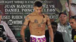 Ponce De Leon vs Juanma Lopez Weigh ins Full HD [upl. by Okoy]