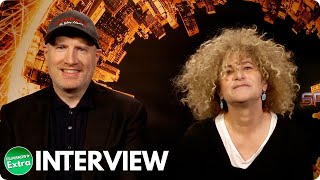 SPIDERMAN NO WAY HOME  Amy Pascal and Kevin Feige Official Interview [upl. by Asinet]