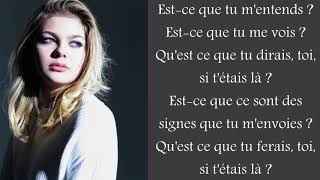 Louane  Si tétais là  Lyrics [upl. by Eiramlatsyrc453]