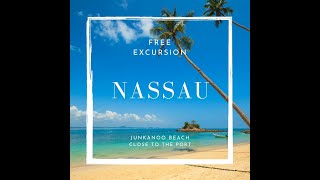 Free Beach Excursion Nassau Bahamas Cruise [upl. by Frannie]