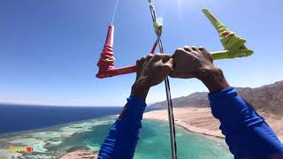 Kite surfer flies away 150m high [upl. by Leo]