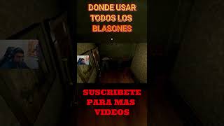 Resident Evil 1 Gameplay Chris Redfield 🧟 Donde Usar Todos Los Blasones [upl. by Swanson2]