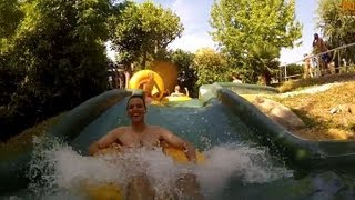 Caneva AquaPark CRAZY RIVER POV Onride [upl. by Nessim92]