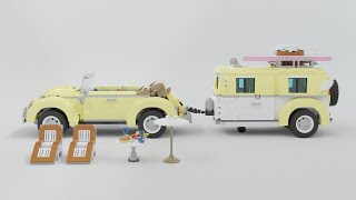 Lego Beetle Caravan Build Timelipes lego blender mylegoworld animation [upl. by Sefton70]