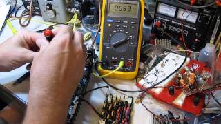 107 Adjusting the MOSFET drain current in the HF Packer V4 Amplifier ham radio [upl. by Llevra178]