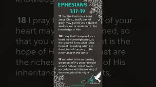 Ephesians 11719 NASB1995 [upl. by Ahsiekan398]