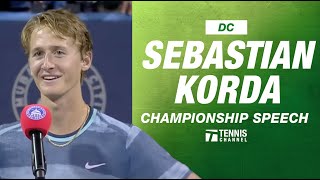 Sebastian Kordas 2024 DC Citi Open Championship Speech  2024 Washington DC Final [upl. by Westland]