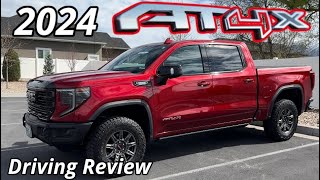 2024 GMC Sierra 1500 AT4X Driving Review  Performance amp Efficiency The Best Of Both Worlds [upl. by Valdemar]