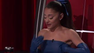 Ariana Grande Gets Emotional over Jim and Sasha Allen  The Voice 2021 Episode 20 [upl. by Fulvi343]