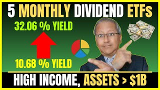 Top 5 Monthly Dividend ETFs for 2024 [upl. by Ariana]