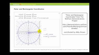 Animation Comparing Polar and Rectangular Coordinates [upl. by Quenby]