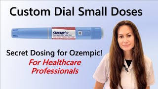 How to Dial Smaller Doses of Ozempic by Counting Clicks For Healthcare professionals [upl. by Dasha713]