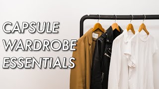 10 PIECE MINIMALIST CAPSULE WARDROBE  how to build a wardrobe of basics 2020 [upl. by Tevlev]