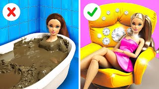 TRANSFORMATION INCROYABLE DE BARBIE  MEILLEURS CONSEILS DIY [upl. by Arrac]