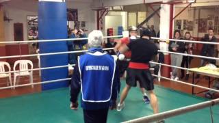 201519 dicembreCasal Bruciato Roma Boxe Light Davide VS Andrea [upl. by Latyrc]