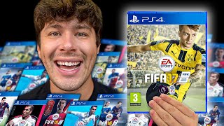 Playing Career Mode on EVERY FIFA  PS4 [upl. by Lletnom]